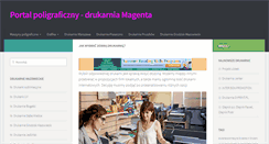 Desktop Screenshot of drukarniamagenta.pl